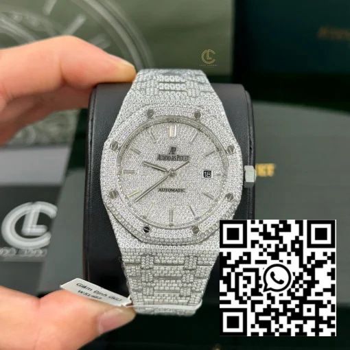 Royal Oak 15400ST Full Moissanite 41mm – VIP Version