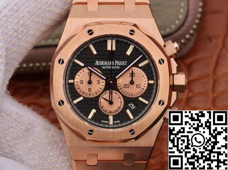 Audemars Piguet Royal Oak Chronograph 26331OR.OO.1220OR OM Factory Men Watches 1:1 Best Edition Swiss ETA7750 18K Rose gold on stainless steel bezel