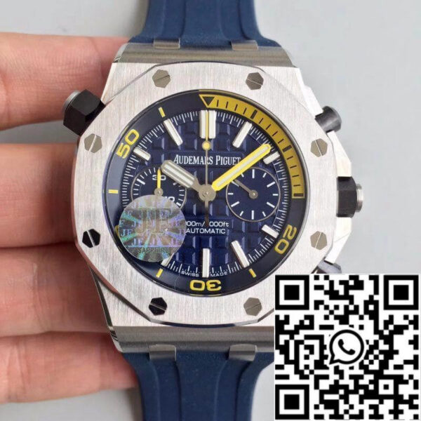 Audemars Piguet Royal Oak Offshore Diver 26703ST.OO.A027CA.01 JF Factory 1:1 Best Edition Swiss ETA3120 Blue Dial