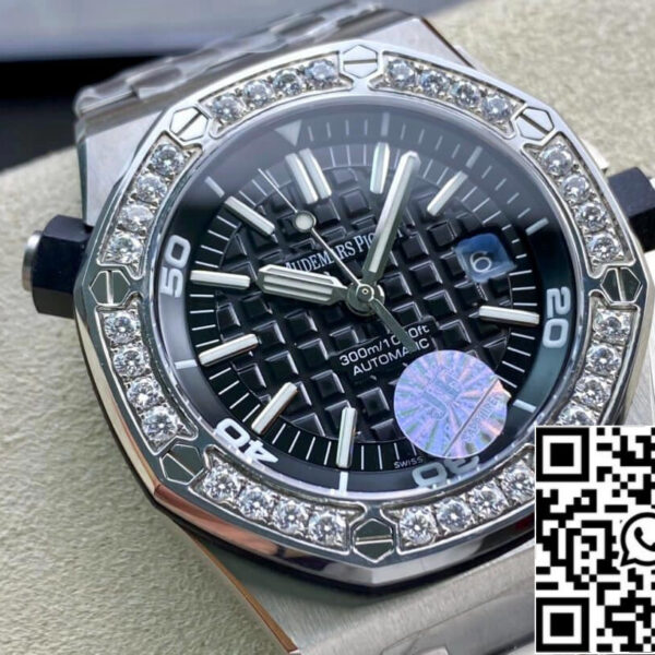 Audemars Piguet Royal Oak Offshore 15703 1:1 Best Edition JF Factory Diamond-set Bezel
