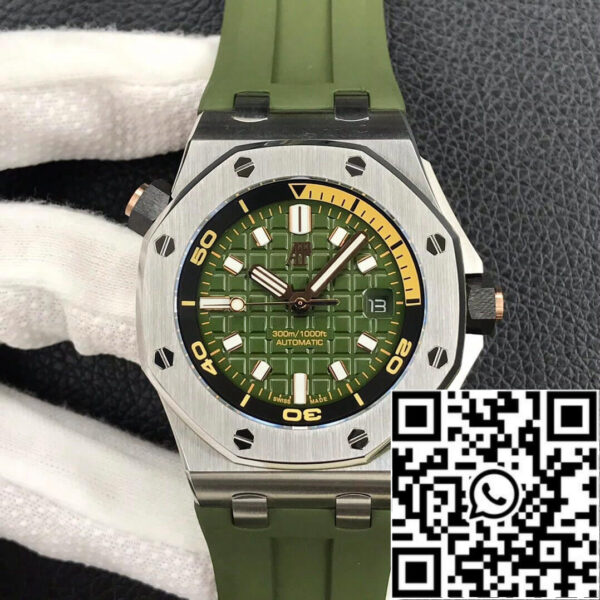 Audemars Piguet Royal Oak Offshore 15720ST.OO.A052CA.01 1:1 Best Edition BF Factory Army Green Dial