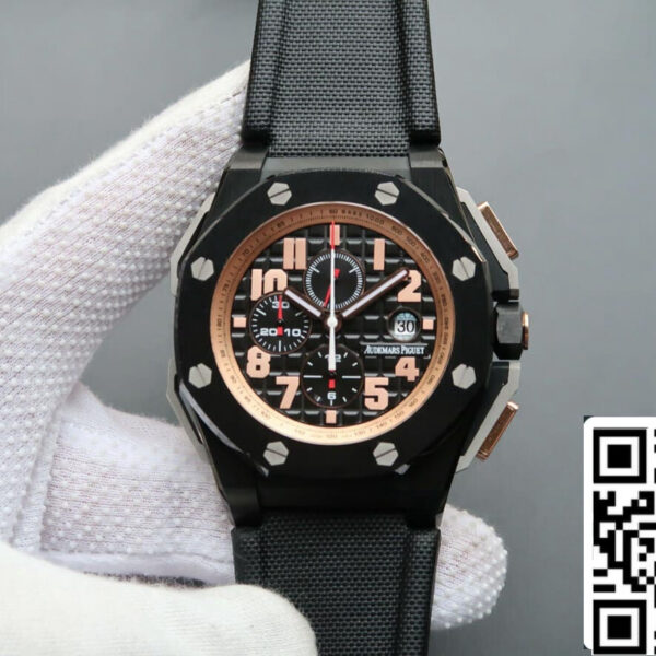 Audemars Piguet Royal Oak Offshore 26378IO.OO.A001KE.01 1:1 Best Edition JF Factory V2 Black Dial