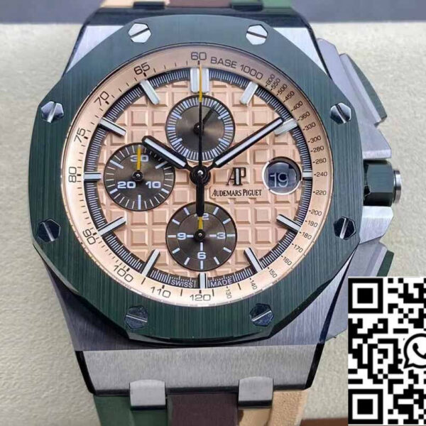 Audemars Piguet Royal Oak Offshore 26400SO.OO.A054CA.01 1:1 Best Edition APF Factory Beige Dial