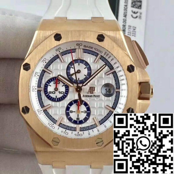 Audemars Piguet Royal Oak Offshore 26408OR.OO.A010CA.01 JF Factory 1:1 Best Edition Swiss ETA3126 White Dial