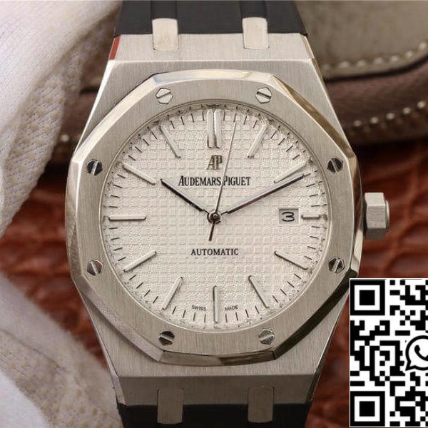 Audemars Piguet Royal Oak 15400 JF Factory 1:1 Best Edition Swiss ETA3120 White Dial