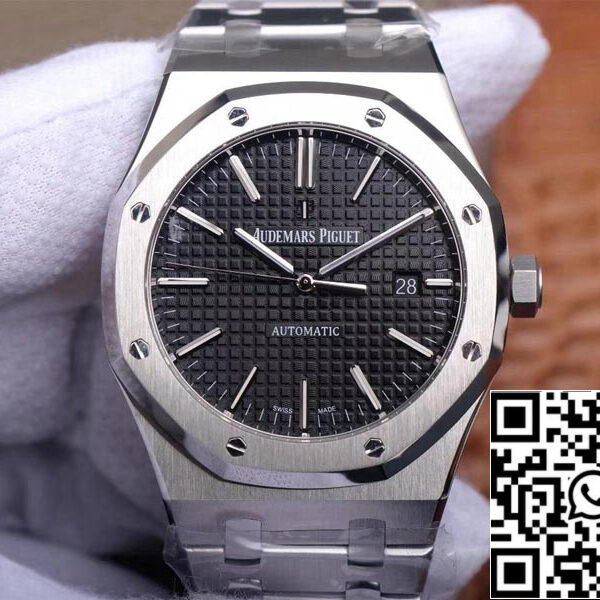 Audemars Piguet Royal Oak 15400ST.OO.1220ST.01 1:1 Best Edition ZF Factory Black Dial Swiss ETA3120