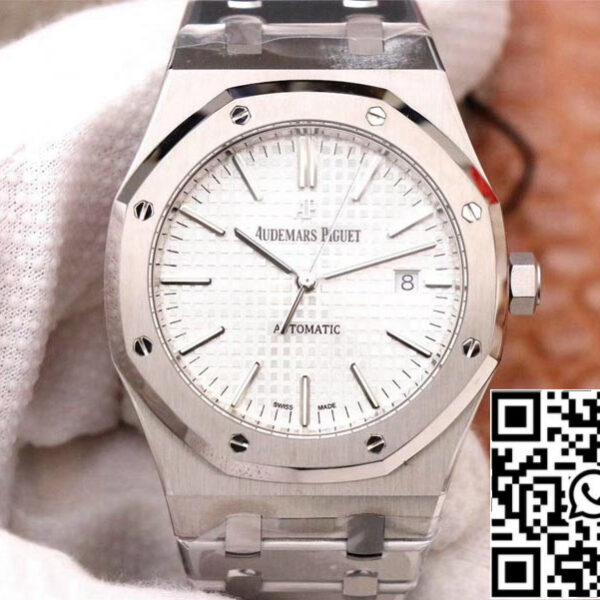 Audemars Piguet Royal Oak 15400ST.OO.1220ST.02 1:1 Best Edition ZF Factory White Dial Swiss ETA3120