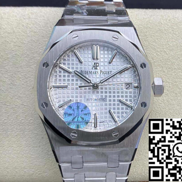 Audemars Piguet Royal Oak 15450ST.OO.1256ST.01 1:1 Best Edition JF Factory Silver Dial