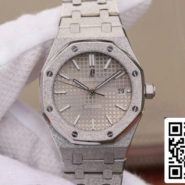 Audemars Piguet Royal Oak 15454BC.GG.1259BC.01 1:1 Best Edition JH Factory Rhodium Dial