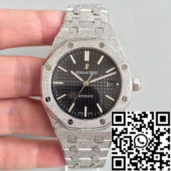 Audemars Piguet Royal Oak 15454BC.GG.1259BC.01 OM Factory 1:1 Best Edition Swiss ETA3120 Black Textured Dial