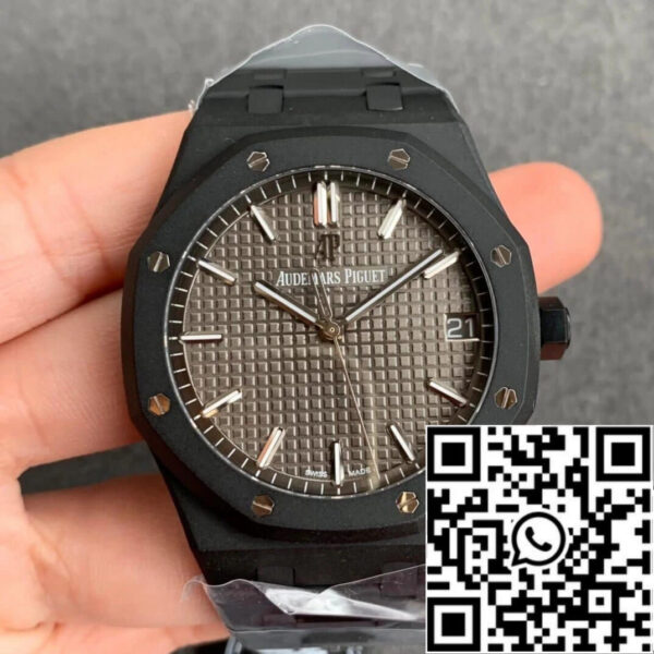 Audemars Piguet Royal Oak 15500 DLC Carbon  Best Edition ZF Factory Grey Dial