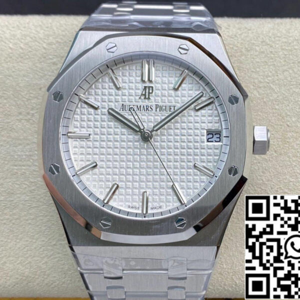 Audemars Piguet Royal Oak 15500ST.OO.1220ST.04 1:1 Best Edition ZF Factory White Dial