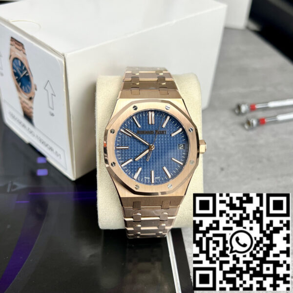 Audemars Piguet Royal Oak 15510 1:1 Best Edition APS Factory Blue Dial rose gold