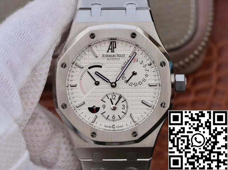 Audemars Piguet Royal Oak 26120ST.OO.1220ST.01 TWA Factory 1:1 Best Edition Swiss ETA2329 White Textured Dial