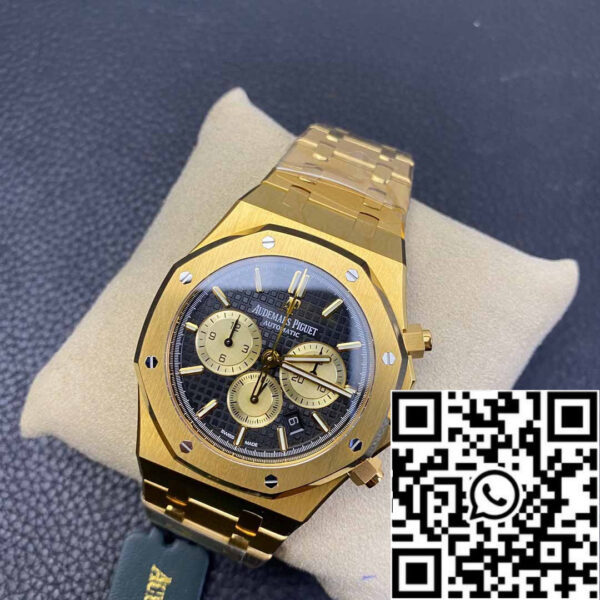 Audemars Piguet Royal Oak 26331  1:1 Best Edition OM Factory Black Dial Stainless Steel Yellow Gold