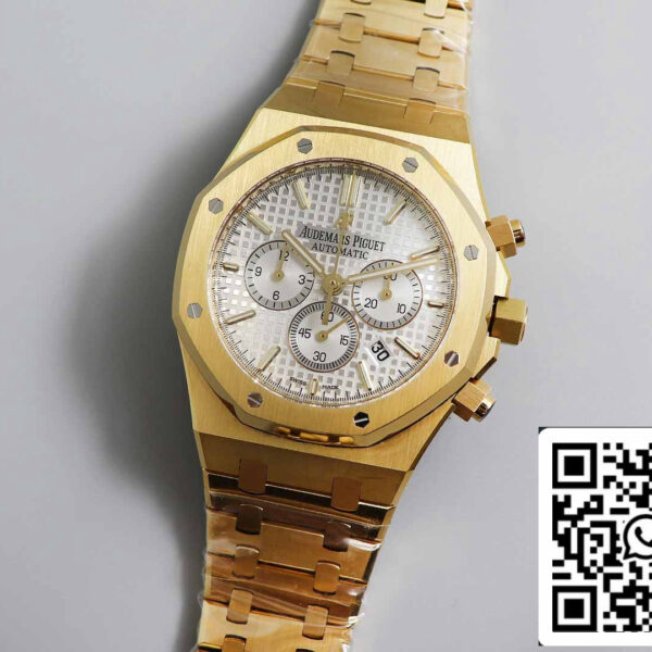 Audemars Piguet Royal Oak 26331  1:1 Best Edition OM Factory White Dial Yellow Gold Stainless Steel