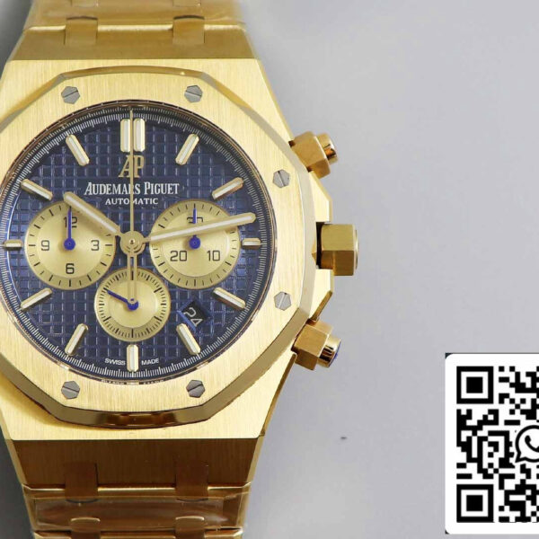 Audemars Piguet Royal Oak 26331BA 1:1 Best Edition OM Factory Blue Dial Yellow Gold