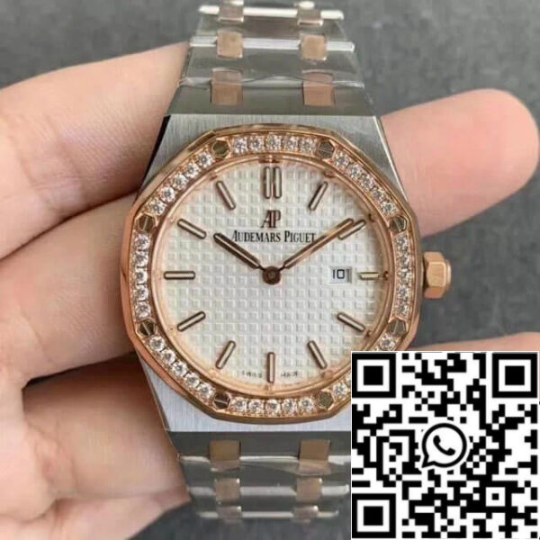 Audemars Piguet Royal Oak 67651SR.ZZ.1261SR.01 1:1 Best Edition JF Factory Silver Dial