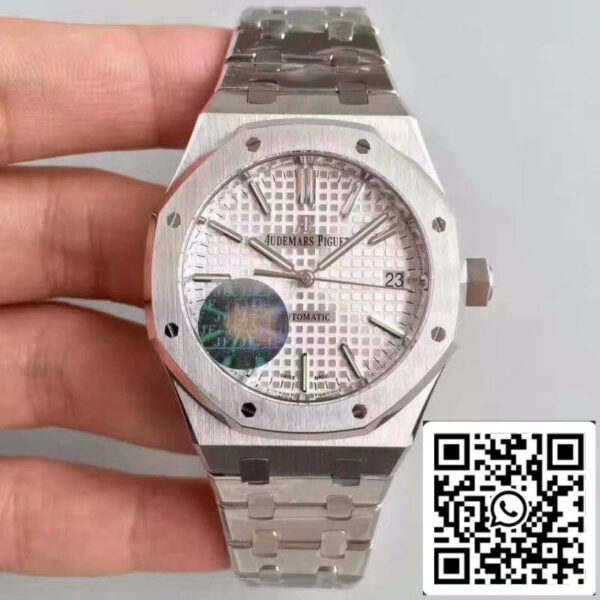 Audemars Piguet Royal Oak JF Factory Men Watches 1:1 Best Edition Swiss ETA3120 Silver Dial