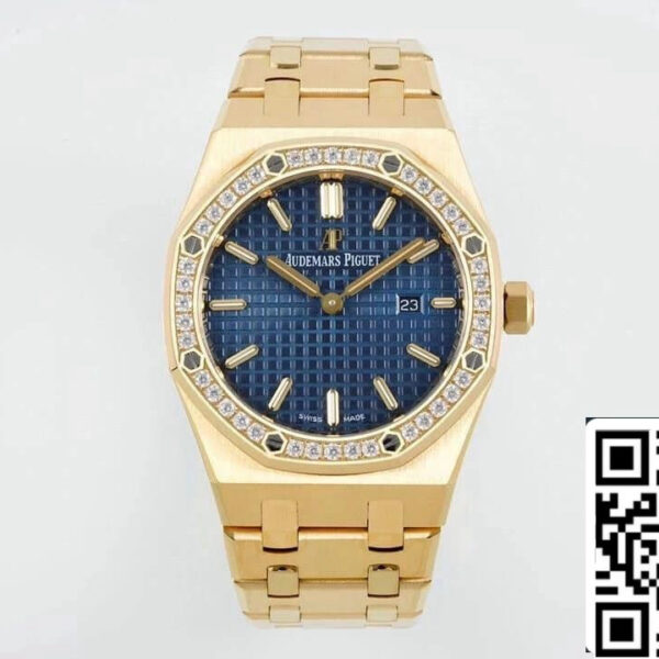 Audemars Piguet Royal Oak Quartz 33MM 67651BA.ZZ.1261BA.02 1:1 Best Edition ZF Factory Blue Dial