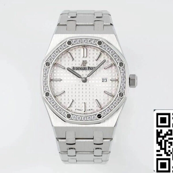Audemars Piguet Royal Oak Quartz 33MM 67651ST.ZZ.1261ST.01 1:1 Best Edition ZF Factory Diamond Bezel