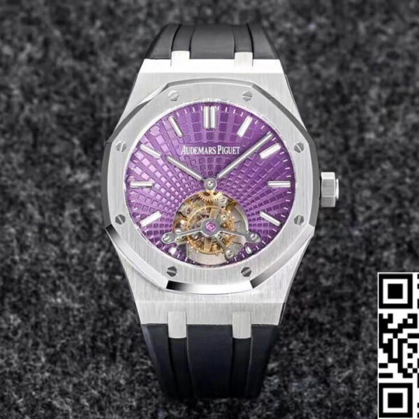 Audemars Piguet Royal Oak Tourbillon 1:1 Best Edition R8 Factory V3 Purple Dial