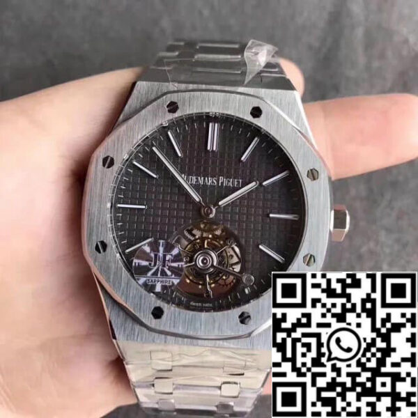 Audemars Piguet Royal Oak Tourbillon 26510PT.OO.1220PT.01 1:1 Best Edition JF Factory Grey Dial