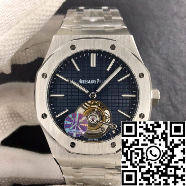 Audemars Piguet Royal Oak Tourbillon 26510ST.OO.1220ST.01 1:1 Best Edition JF Factory Blue Dial