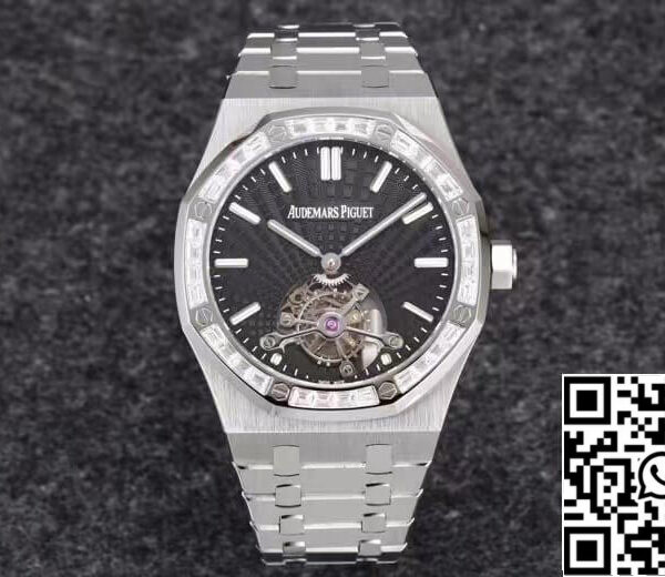 Audemars Piguet Royal Oak Tourbillon 26521BC.ZZ.1220BC.01 1:1 Best Edition R8 Factory Black Dial