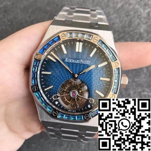 Audemars Piguet Royal Oak Tourbillon 26521PT.YY.1220PT.01 1:1 Best Edition R8 Factory Diamond Bezel