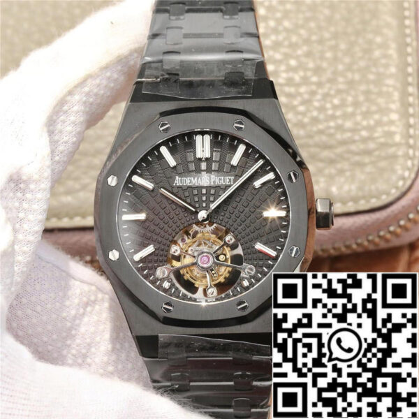 Audemars Piguet Royal Oak Tourbillon 26522CE.OO.1225CE.01 1:1 Best Edition R8 Factory Black Ceramic