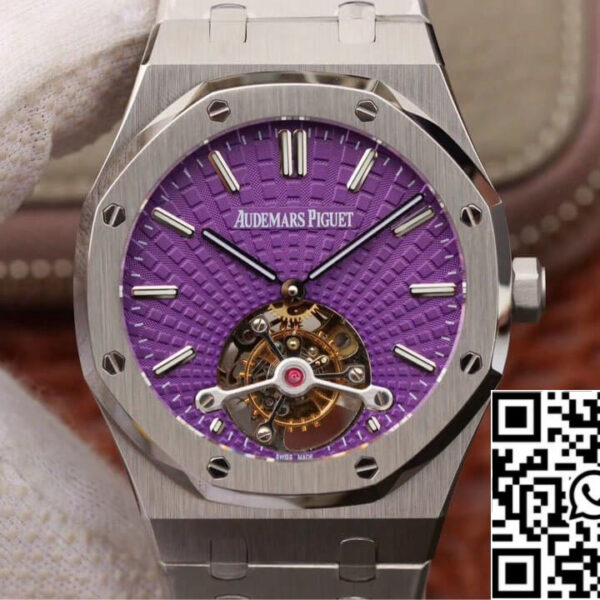 Audemars Piguet Royal Oak Tourbillon 26522ST.OO.1220ST.01 1:1 Best Edition JF Factory Stainless Steel