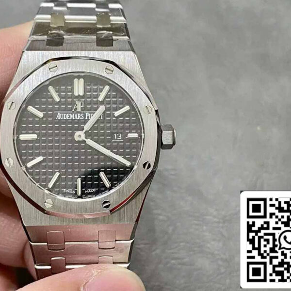 Audemars Piguet 67651 Quartz 33mm 1:1 Best Edition ZF Factory Black Dial Silver Case