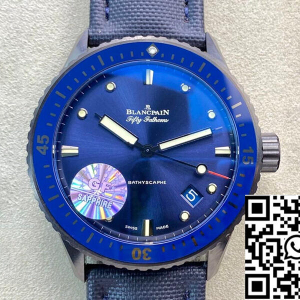 Blancpain Fifty Fathoms 5000-0240-O52A 1:1 Best Edition GF Factory Blue Dial