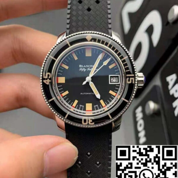 Blancpain Fifty Fathoms Barakuda 5008B 1130 B52A 1:1 Best Edition ZF Factory Black Dial