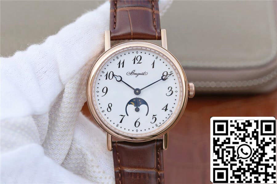 Breguet Classique Moonphase 9087BB 1:1 Best Edition TW Factory Rose Gold