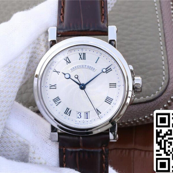 Breguet Marine 5817ST/12/5V8 1:1 Best Edition White Dial