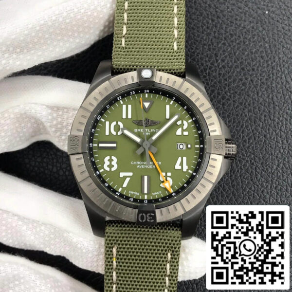 Breitling Avenger Automatic GMT 45 Night Mission V323952A1L1X1 1:1 Best Edition GF Factory Titanium Metal