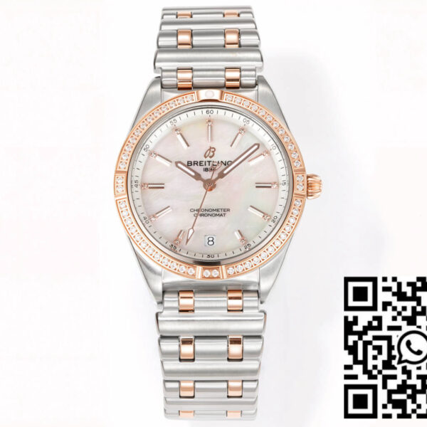 Breitling Chronomat 36 UNWORN 2022 A10380591L1A1 Series 1:1 Super Clone BLS Factory Mother of Pearl dial