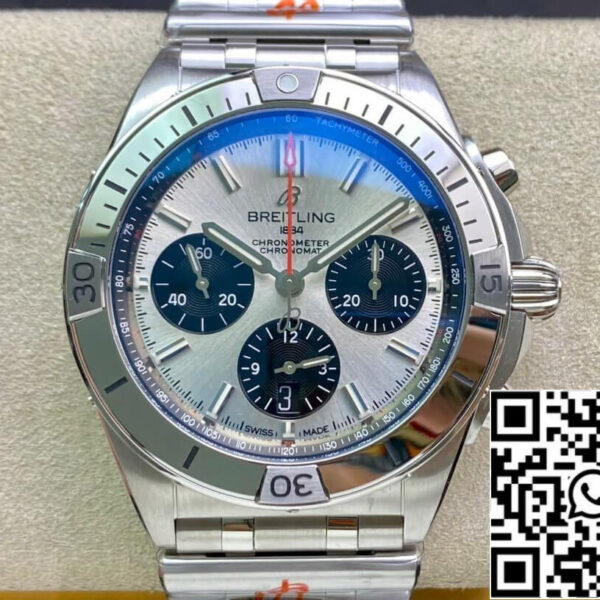 Breitling Chronomat AB0134101G1A1 1:1 Best Edition GF Factory White Dial