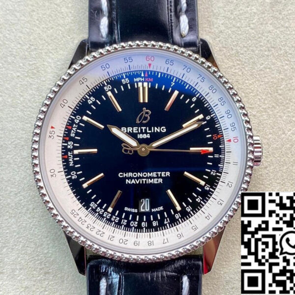 Breitling Navitimer 1 A17326211B1P1 1:1 Best Edition V7 Factory Cowhide Strap