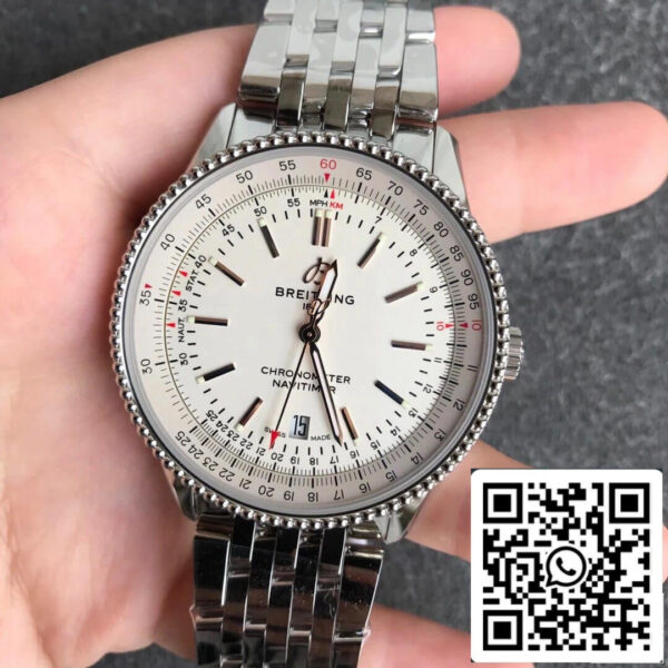 Breitling Navitimer 1 A17326211G1A1 1:1 Best Edition V7 Factory White Dial