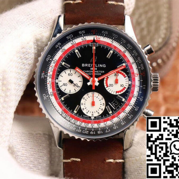 Breitling Navitimer AB01211B1B1X1 1:1 Best Edition V9 Factory Black Dial