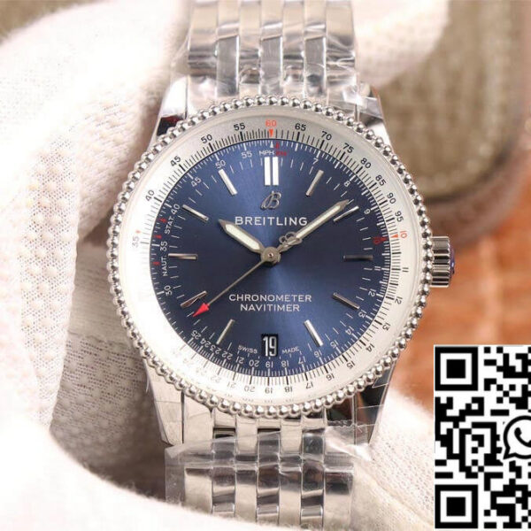 Breitling Navitimer Automatic 38 A17325211C1A1 1:1 Best Edition KOR Factory Blue Dial Swiss SW200