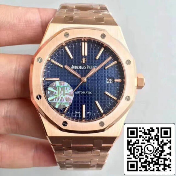 Audemars Piguet Royal Oak 15400OR.OO.1220OR.03 1:1 Best Edition JF Factory Blue Dial