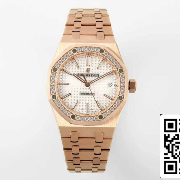 Audemars Piguet 15451OR.ZZ.1256OR.01 IP Factory 1:1 Best Edition White Dial Rose Gold