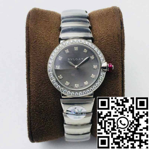 Bvlgari LVCEA 1:1 Best Edition BV Factory Diamond Gray Dial