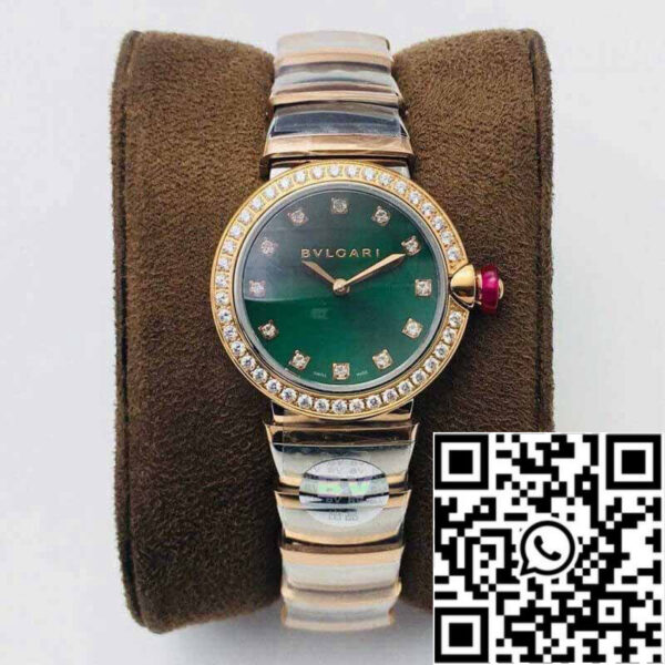 Bvlgari LVCEA 1:1 Best Edition BV Factory Diamond-set Green Dial