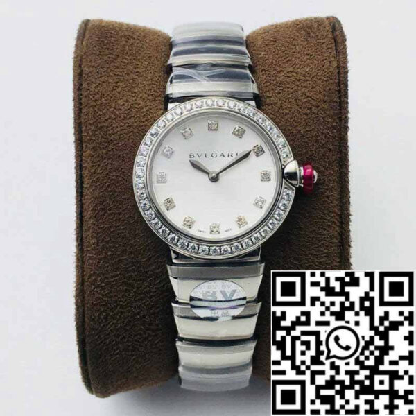 Bvlgari LVCEA 1:1 Best Edition BV Factory Diamond-set White Dial