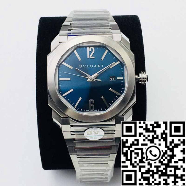 Bvlgari Octo 102105 BGO38C3SSD 1:1 Best Edition BV Factory Blue Dial
